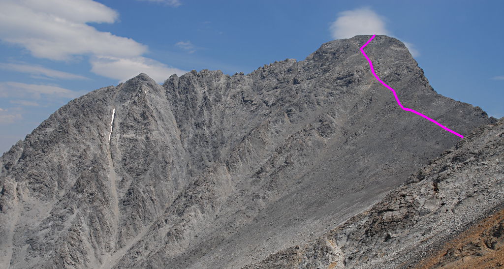 Summit Ridge of Borah Peak