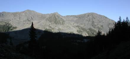 Ridgeline across the Valley from Wheeler Peak