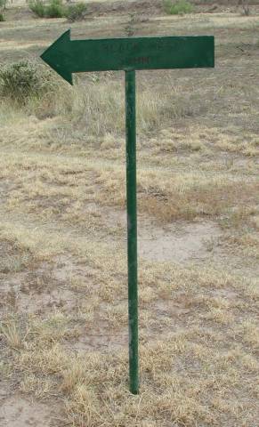 Black Mesa Trail Trail Sign