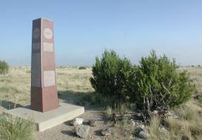 Summit Marker at the Highpoint of Oklahoma