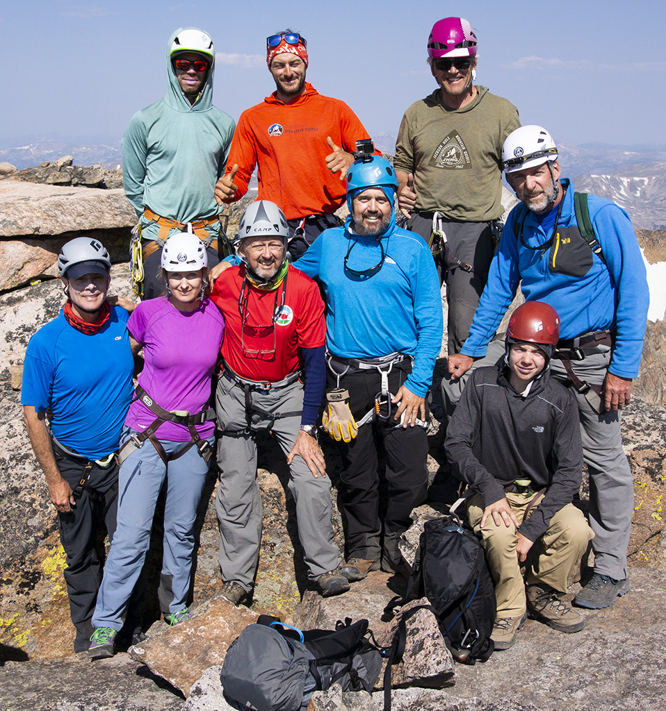 Happy Highpointers on the Summit of Granite Peak