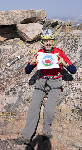 Alan Ritter at the Summit of Granite Peak
