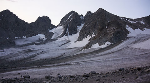 Dinwoody Glacier at Dawn.