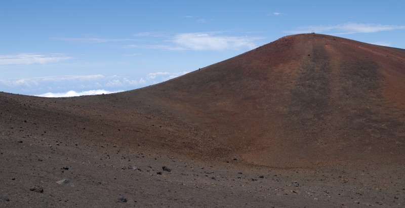 Trail to Mauna Kea Summit Follows the Ridgeline