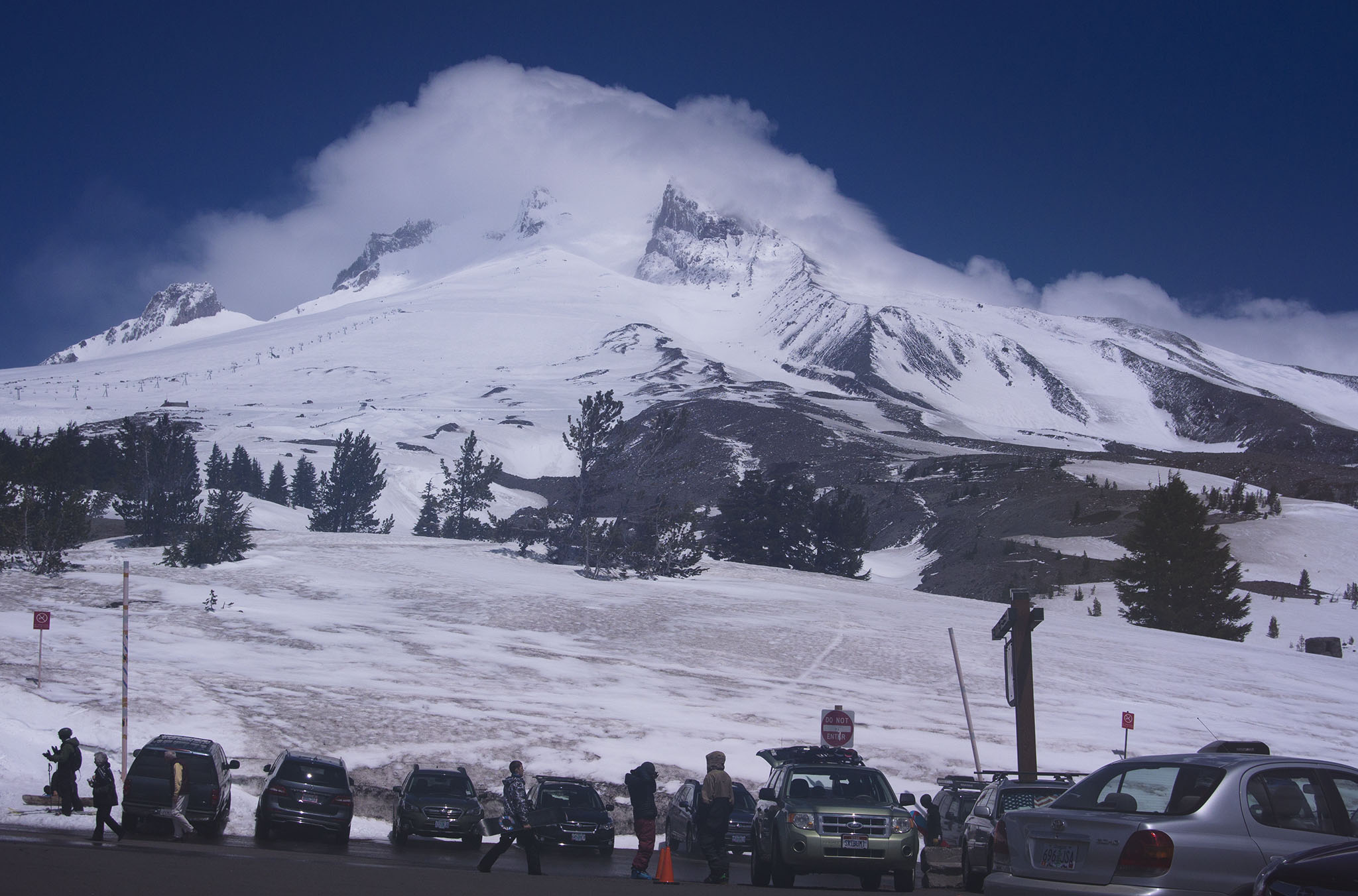 Mt. Hood with Lingering Cloud Cap