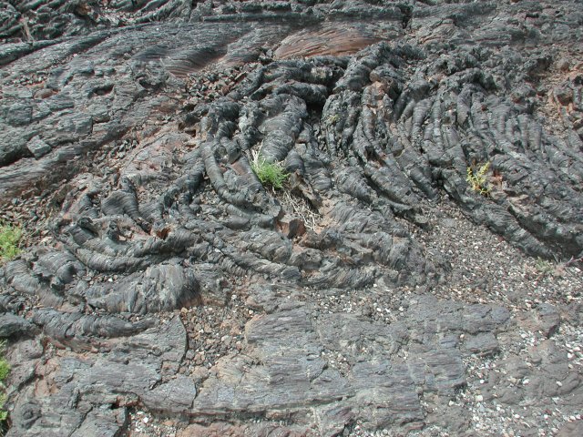Ropey Pahoehoe Lava Craters of the Moon