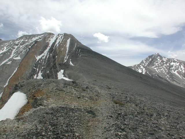 Trail up the Ridge toward Borah Peak