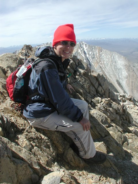 Nathan at our High Spot on Borah Peak