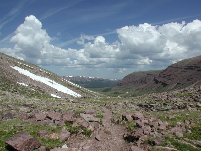 Looking North from Gunsight Pass