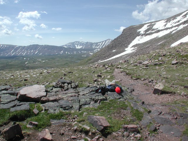 Looking South from Gunsight Pass