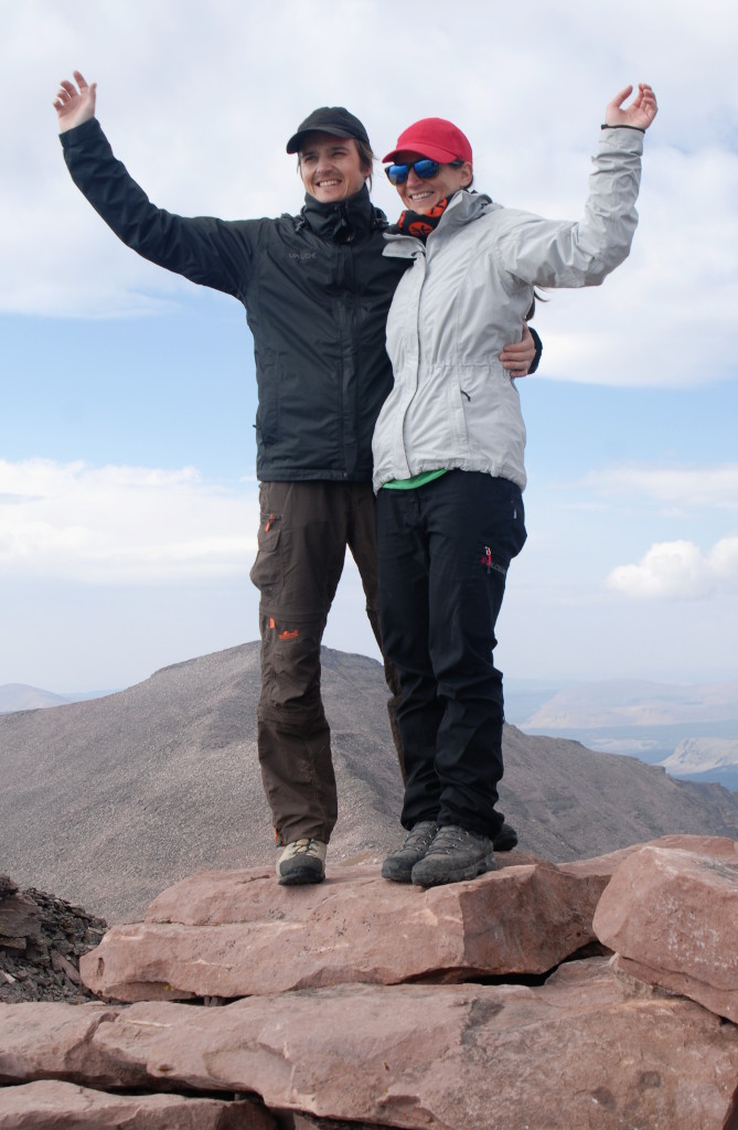 Michael and Anna on the Summit of Kings Peak