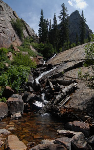 Cascading Falls on the Inlet Stream to Lake Blanche