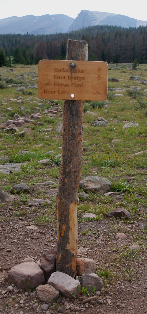 Signpost at Elkhorn Crossing