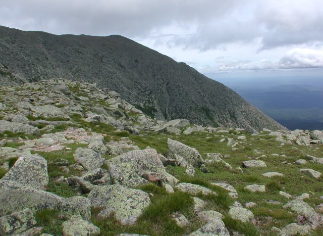 Clouds Lifting from Mount Katahdin Summit