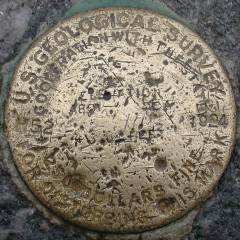Benchmark at the Summit of Mount Mansfield