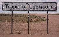 DSC 2517  Crossing the Tropic of Capricorn between Swakopmund and Sossuvlei