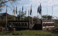 DSC 4713  Entrance to Mowana Resort, Botswana