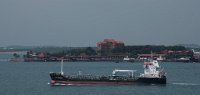DSC 1342  Empty Oil Tanker Outbound, Singapore