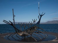 DSC 5418  Viking Longboat Sculpture, Reykjavik Promenade