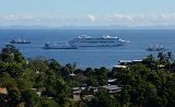 DSC 3456  Sea Princess at Anchor in Iron Bottom Sound, Honiara