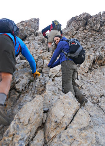 Dorothy Crossing Chicken-Out Ridge