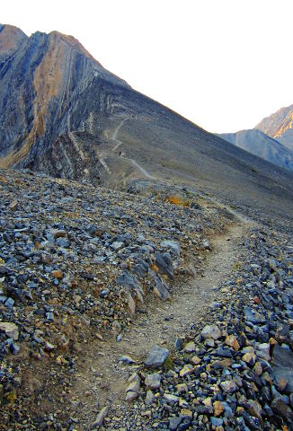 Ridge Trail Approaching Chicken-Out Ridge