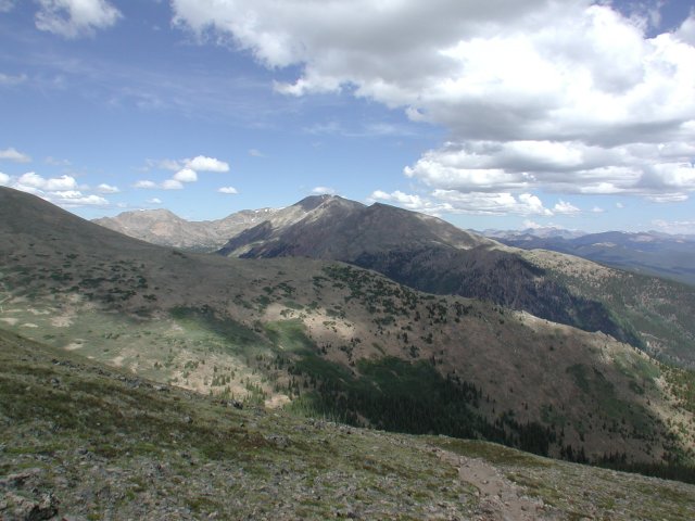 Clouds Building over Mount Massive