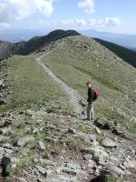 Looking down toward the Saddle