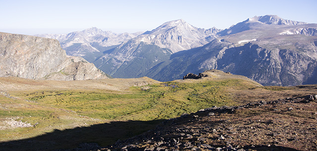 View from Camp at Froze-to-Death Plateau