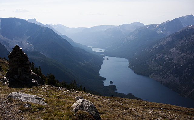 Lakes and Mountains along the Trail