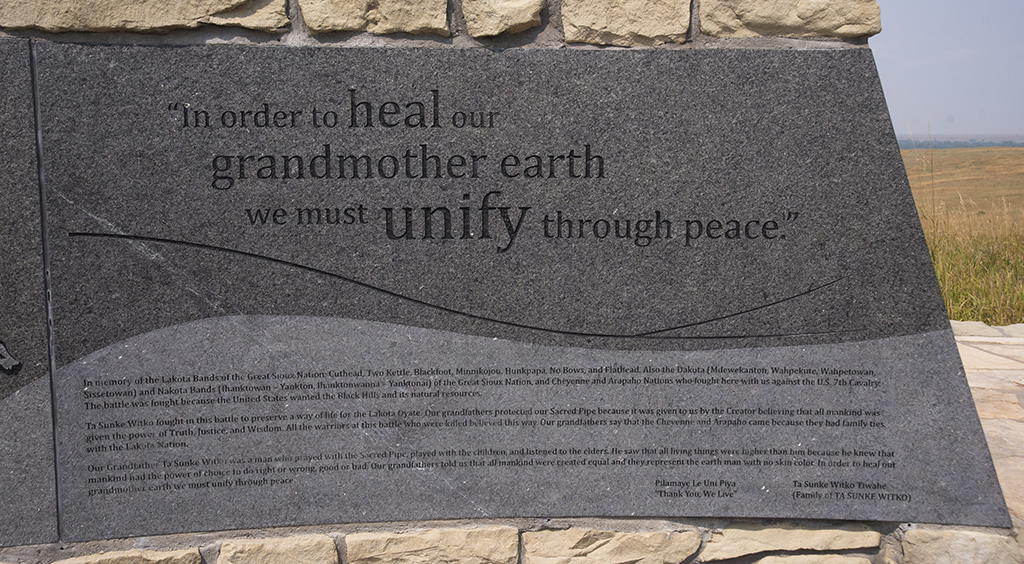 Little Big Horn Memorial Plaque