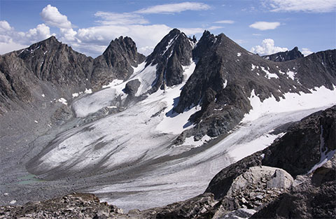 Dinwoody Glacier Afternoon.