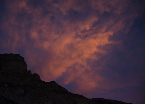 Sunrise Illuminating Early Clouds.