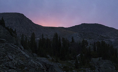 Last Fading Glow of Sunset.