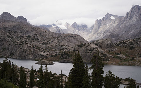 Clouds Brewing over Bonney Pass.