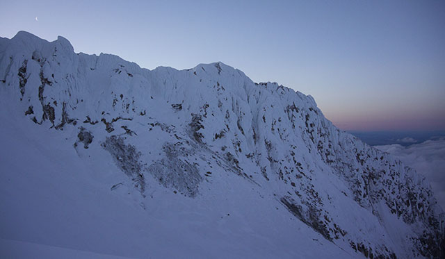 Ridge above Devil's Kitchen at Sunrise
