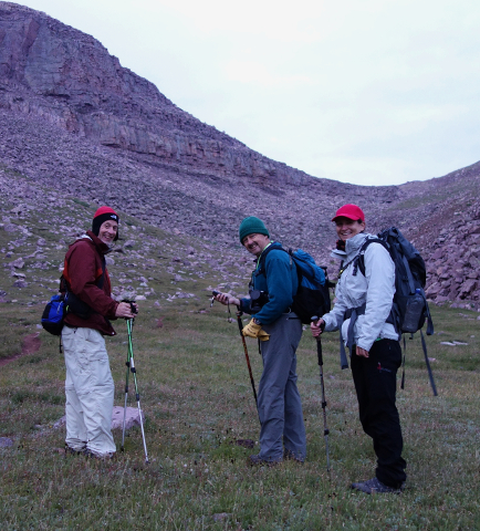 Leaving Camp for Kings Peak