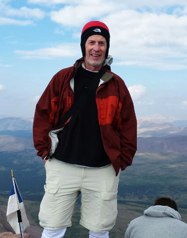 Ed on the Summit of Kings Peak