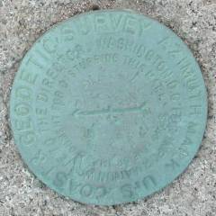 Benchmark on the Summit Ridge of Mount Katahdin
