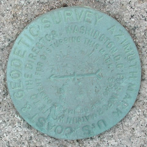 Benchmark on the Mount Katahdin Ridge