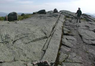 Along Mt. Marcy's Summit Ridge