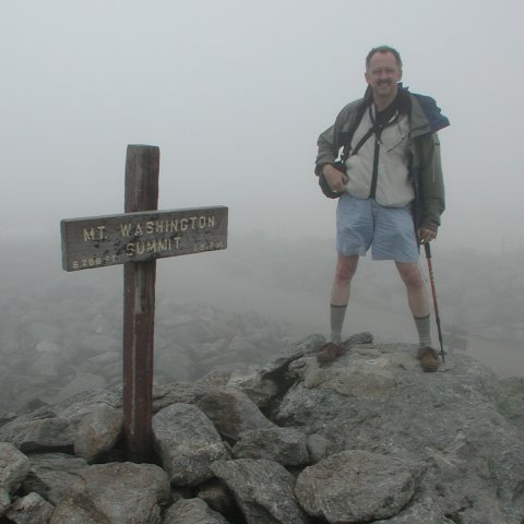 Alan atop New Hampshire