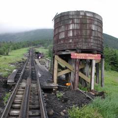 Water Tank Halfway up Mount Washington