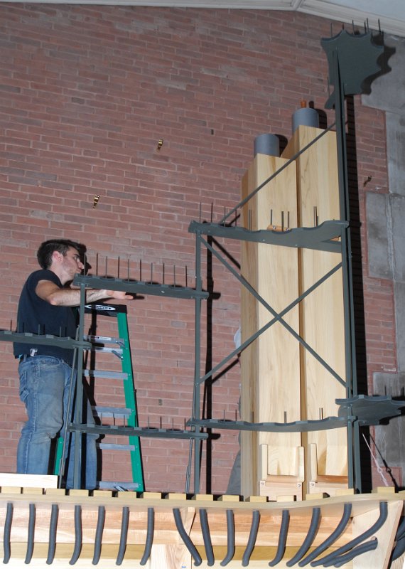 DSC_4858.JPG - Initial pipes placed in the west antiphonal case.