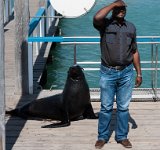 DSC 2371  Gottfried "Chico" and Friend on the Dock Walvis Bay