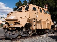 DSC 3006  Interesting Conversion from World War II Armored Vehicle to Rail Use, Winehoek