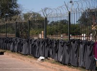 DSC 3417  Raincoats Drying after use at Victoria Falls