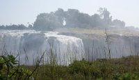 DSC 4084  Livinstone Island at the Top of Victoria Falls