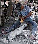DSC 0765  Carving a Marble Statue, Romblon