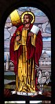DSC 0795  Stained Glass:  St. Peter, St. Joseph Cathedral